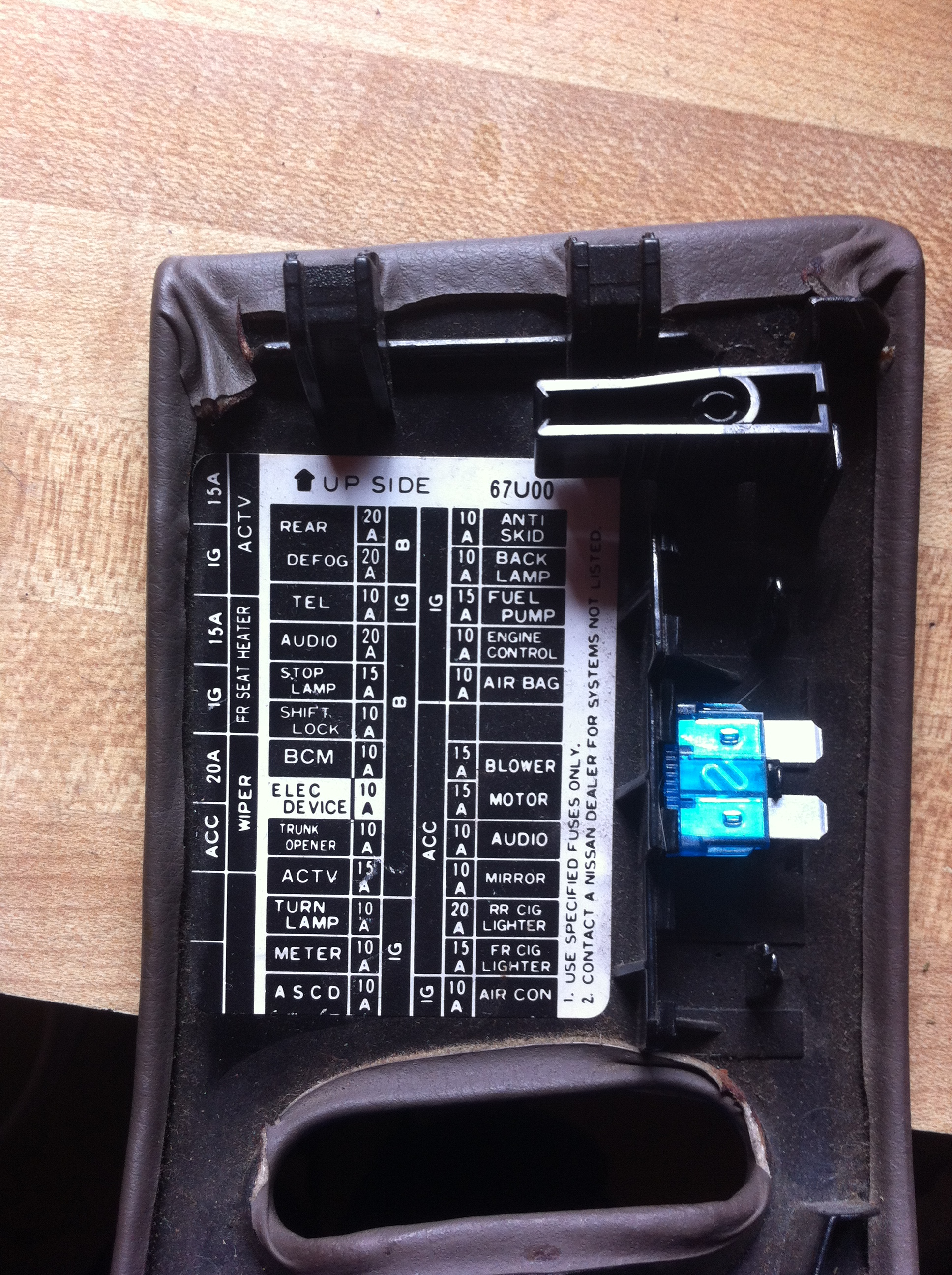 2015 Nissan Rogue Fuse Box Diagram  1998 Nissan Altima